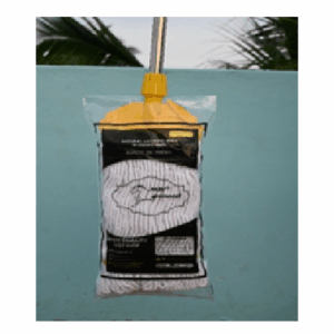 WET MOP WHITE 470GMS LOOP END FULL SET